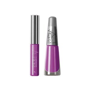 Kit Esmalte Impala Sandy 8ml + Batom Ninguém é Perfeito 4g