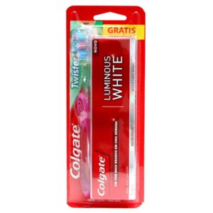 Kit Escova Dental Colgate Twister + Creme Dental Luminous 90g