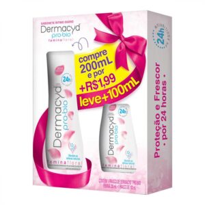 Kit Sabonete Líquido Intimo Dermacyd Femina Com 2 Unidades de 200ml