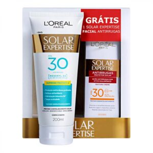 15366341493-7899706150613.jpg Kit Protetor Solar Loreal Expertise FPS 30 Com 200ml + Protetor Antirrugas FPS 30 Com 25g