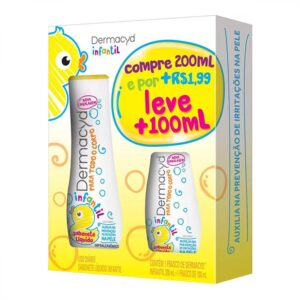 Kit Sabonete Líquido Intimo Dermacyd Infantil Com 200ml + 100ml