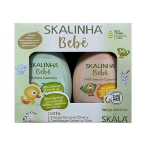 Kit Skalinha Bebê Lavanda Sabonete Líquido 200ml + Loção Hidratante 200ml