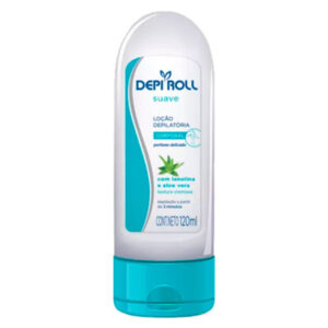 15366341881-7898903925895.jpg Loção Depilatória Depi Roll Corporal Aloe Vera Com 120ml