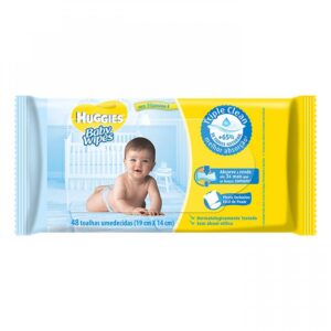 Lenço Umedecido Huggies Baby Wipes Com 48 Unidades