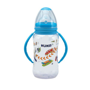 Mamadeira Kuka Big Natura Alça Universal Azul 330ml