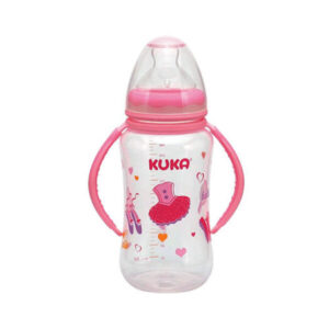 Mamadeira Kuka Big Natural Com Alça e Bico Universal 330ml