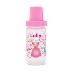 Mamadeira Lolly Big Tip Decorada Rosa 300ml