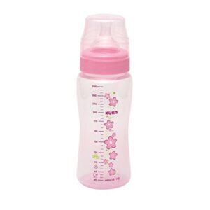 Mamadeira Kuka Premium Color Bico Universal Rosa 330ml