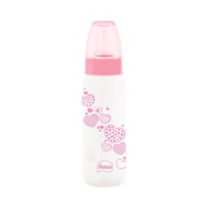 15366342598-7896033221368.jpg Mamadeira Fiona Classic Ortodôntica Silicone Tamanho 2 Rosa 240ml
