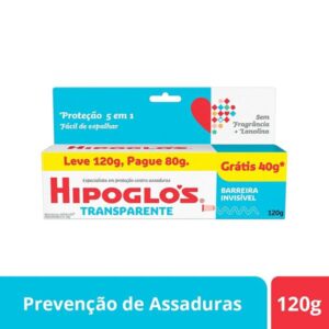 Creme para Assaduras Hipoglós Transparente Com 120g Janssen-Cilag