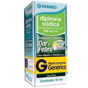15366344093-7896004719115.jpg Dipirona Sódica 500mg/ml Solução Oral Gotas Com 10ml Germed Genéricos