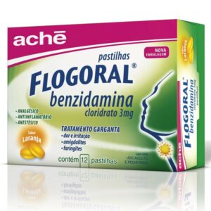 15366344287-75bc3ab23ae096883525380b35567a49-1.jpg Flogoral Sabor Laranja Com 12 Pastilhas Aché