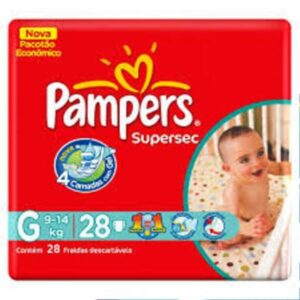 15366344408-7500435132732.jpg Fralda Pampers Supersec Tamanho G Com 26 Unidades