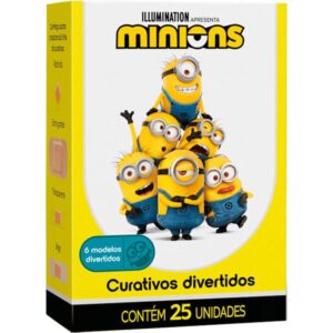 Curativo Infantil Cremer Minions Flexível Com 25 Unidades