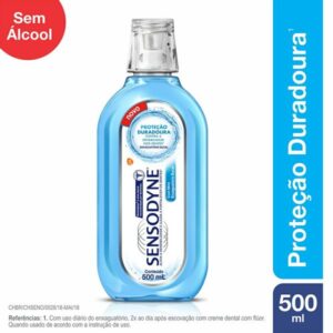 Enxaguante Bucal Sensodyne Cool Mint Zero Álcool Com 500ml