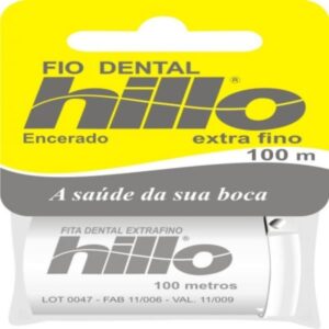 Fio Dental Hillo Extra Fino Com 100 Metros