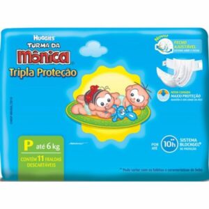 15366344842-7896007510832.jpg Fralda Huggies Tripla Proteção Tamanho P Com 11 Unidades