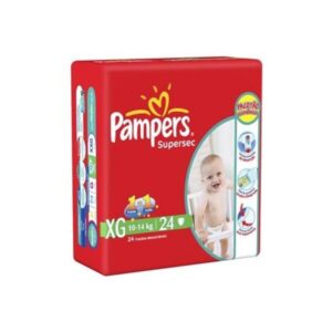 Fralda Pampers Básica Pacotão Tamanho XG Com 24 Unidades