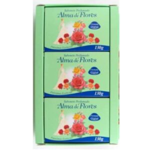 15366345249-7891134001703.jpg Kit Sabonete em Barra Alma de Flores Tradicional Com 3 Unidades