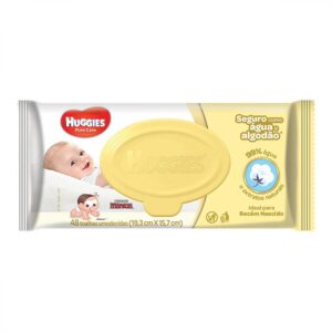 Lenço Umedecido Huggies Puro Natural 100 Dias Com 48 Unidades