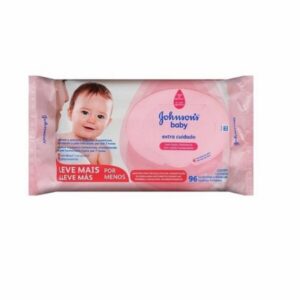 Lenço Umedecido Johnsons Baby Extra Cuidado Com 96 Unidades