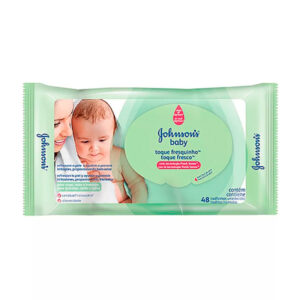 Lenço Umedecido Johnsons Baby Toque Fresquinho Com 48 Unidades