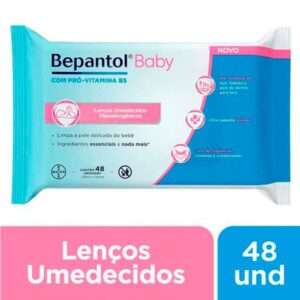 Lenço Umedecidos Bepantol Baby Com 48 Unidades