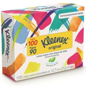 Lenços de Papel Kleenex Box Leve 100 Pague 90 Unidades