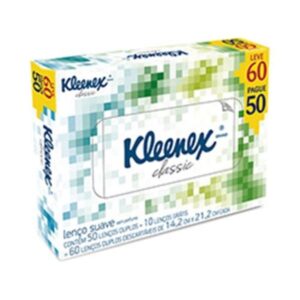 Lenços de Papel Kleenex Box Leve 60 Pague 50 Unidades