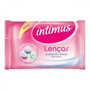 Lenços Umedecidos Intimus Feminino Com 16 Unidades