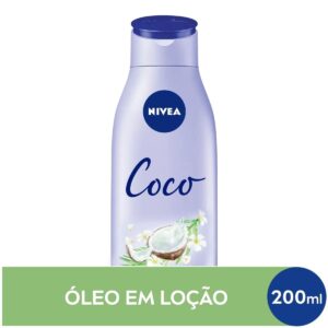 Loção Hidratante Nivea Óleo Essenciais Coco Com 200ml