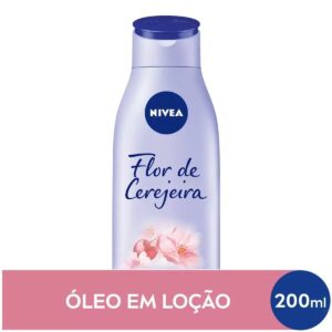 Loção Hidratante Nivea Óleos Flor de Cerejeira Com 200ml