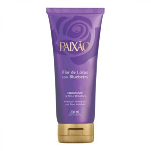 Loção Hidratante Paixão Flor de Lótus Com Blueberry Com 200ml
