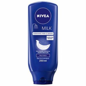 Loção Hidratante para Banho Nivea Milk Com 250ml