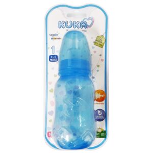 15366347355-7896000614711.jpg Mamadeira Kuka Aquarela Bico Ortodôntico Azul 160ml