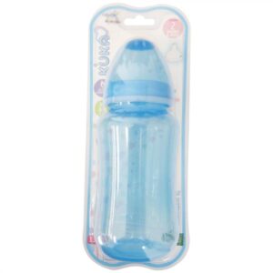 Mamadeira Kuka Aquarela Big Bico Ortodôntico Azul 330ml