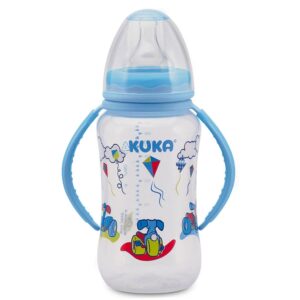 Mamadeira Kuka Big Natural Alça B2 Ortôdontica Azul 330ml
