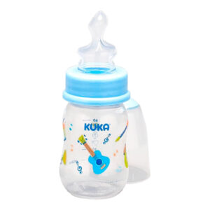 Mamadeira Kuka Natural Color Ortôdontica Azul 70ml