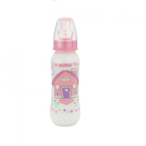 Mamadeira Kuka Natural Color Ortôdontica Rosa 250ml