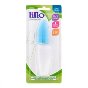 Mamadeira Lillo Chuquinha Bico Silicone Azul 50ml
