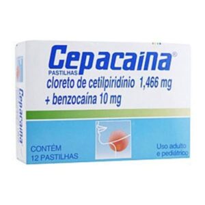 Cepacaina Pastilha Com 12 Unidades Sanofi