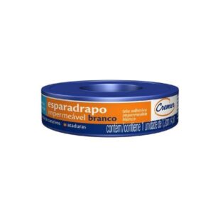 15366348207-3b26e74b26696919c4a44d754238494e-1.jpg Esparadrapo Impermeável Cremer Branco 1,2cm x 4,5m