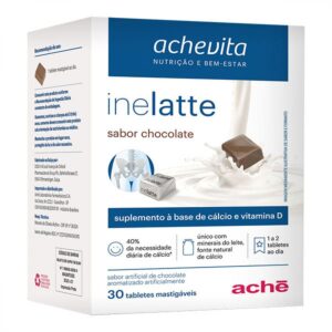 Inelatte Zero Açúcar Chocolate Com 30 Tabletes Mastigáveis