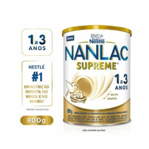 Fórmula Infantil NanLac Supreme Nestlé 1 a 3 anos Com 800g
