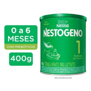Fórmula Infantil Nestogeno 1 Nestlé 0 a 6 Meses Com 400g