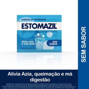 Estomazil Sem Sabor Pó Efervescente Sachê Com 5g Cosmed