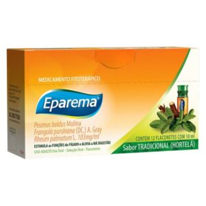 Eparema Tradicional Solução Oral Hortelã Com 12 Flaconetes de 10mL Takeda