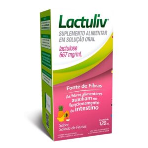 Lactuliv Lactulose 667mg/ml Salada de Frutas Com 120ml Legrand