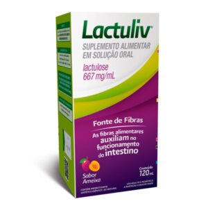 Lactuliv Lactulose 667mg/ml Sabor Ameixa Com 120ml Legrand