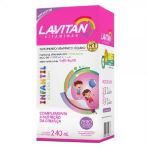 Lavitan Kids Sabor Tutti-Frutti Solução Oral Com 240ml Cimed